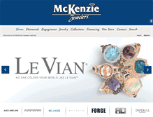 Tablet Screenshot of mckenziejewelers.com